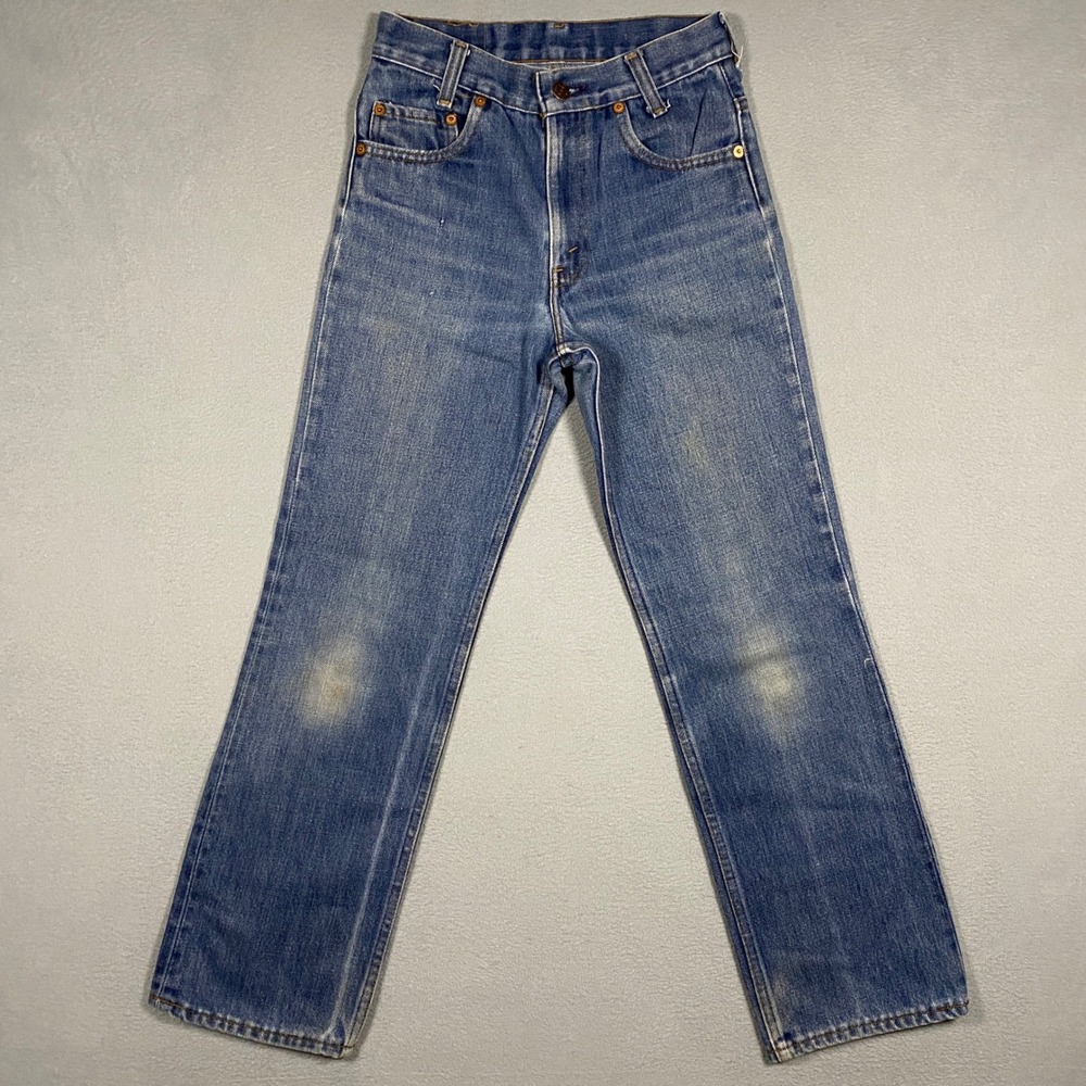 Vintage Levi's 717-0917 Jeans Boys 27x29(24x29) 1981 Made in USA Straight Leg